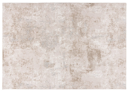 Tapis rectangulaire motif relief taupe Telio