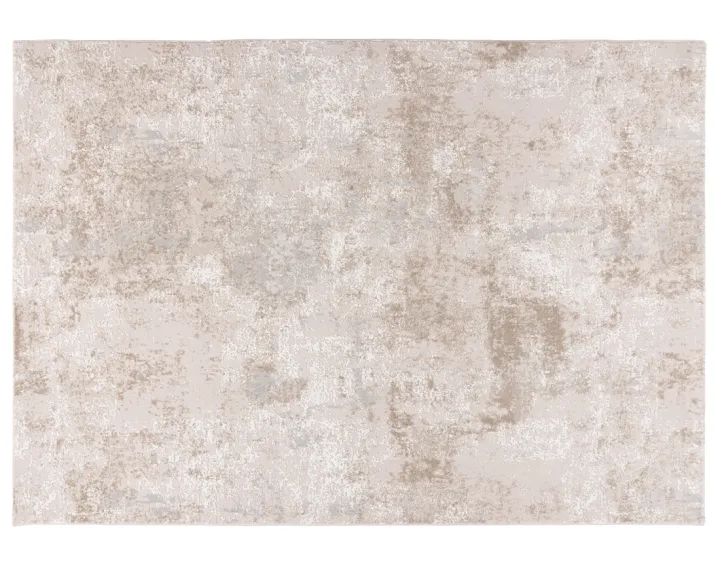 Tapis rectangulaire motif relief taupe Telio