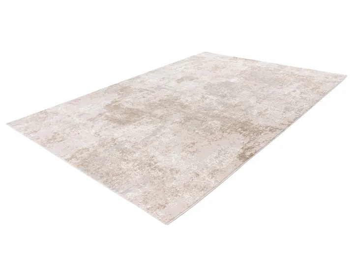 Tapis rectangulaire motif relief taupe Telio