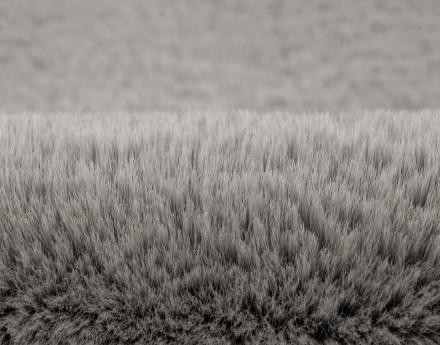 Tapis rectangulaire fausse fourrure gris Joy