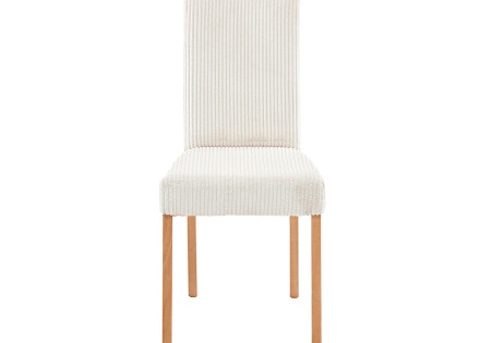 Lot de 2 chaises en velours côtelé Gemma