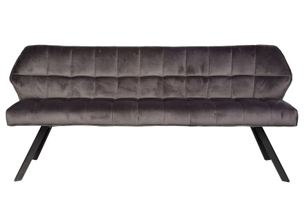 Banc de table en velours 3 personnes Neela