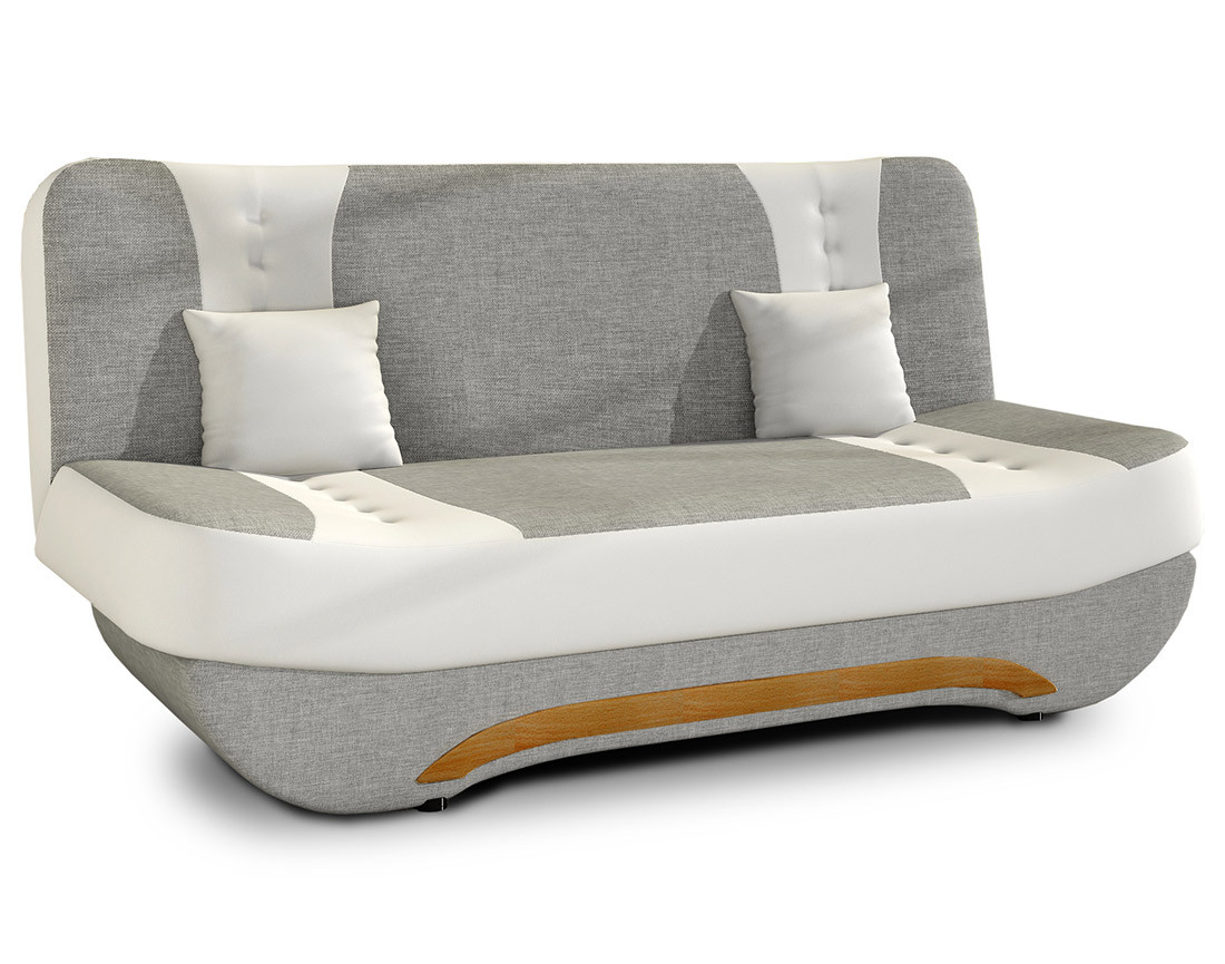 Canapé convertible clic-clac 3 places en tissu Nelson Canapé convertible clic-clac 3 places en tissu Nelson