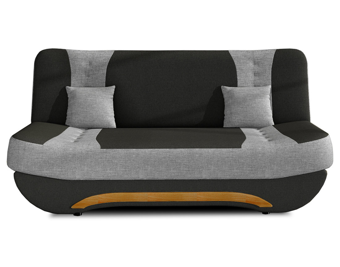 Canapé convertible clic-clac 3 places en tissu Nelson Canapé convertible clic-clac 3 places en tissu Nelson