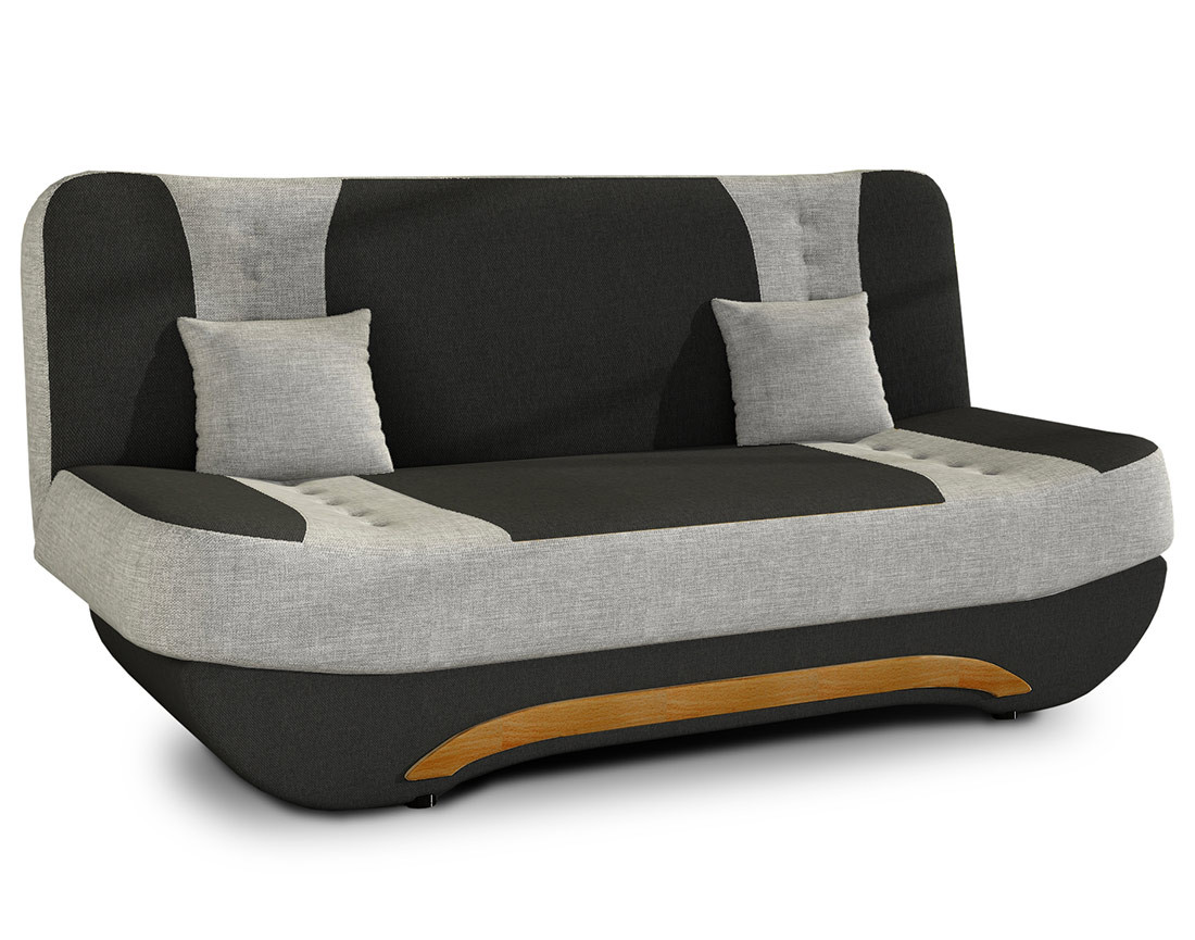 Canapé convertible clic-clac 3 places en tissu Nelson Canapé convertible clic-clac 3 places en tissu Nelson