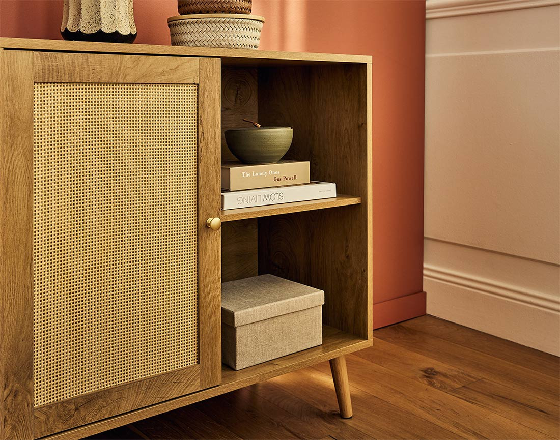 Buffet haut bois 80 cm Goto