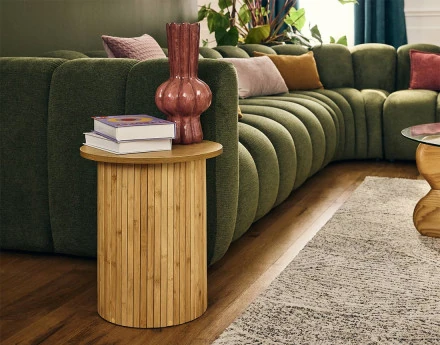 Bout de canapé bambou 40x45...