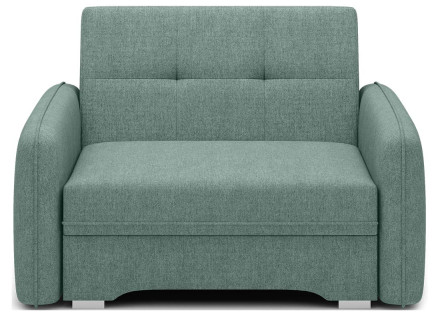 Fauteuil convertible avec coffre en velours Michelle