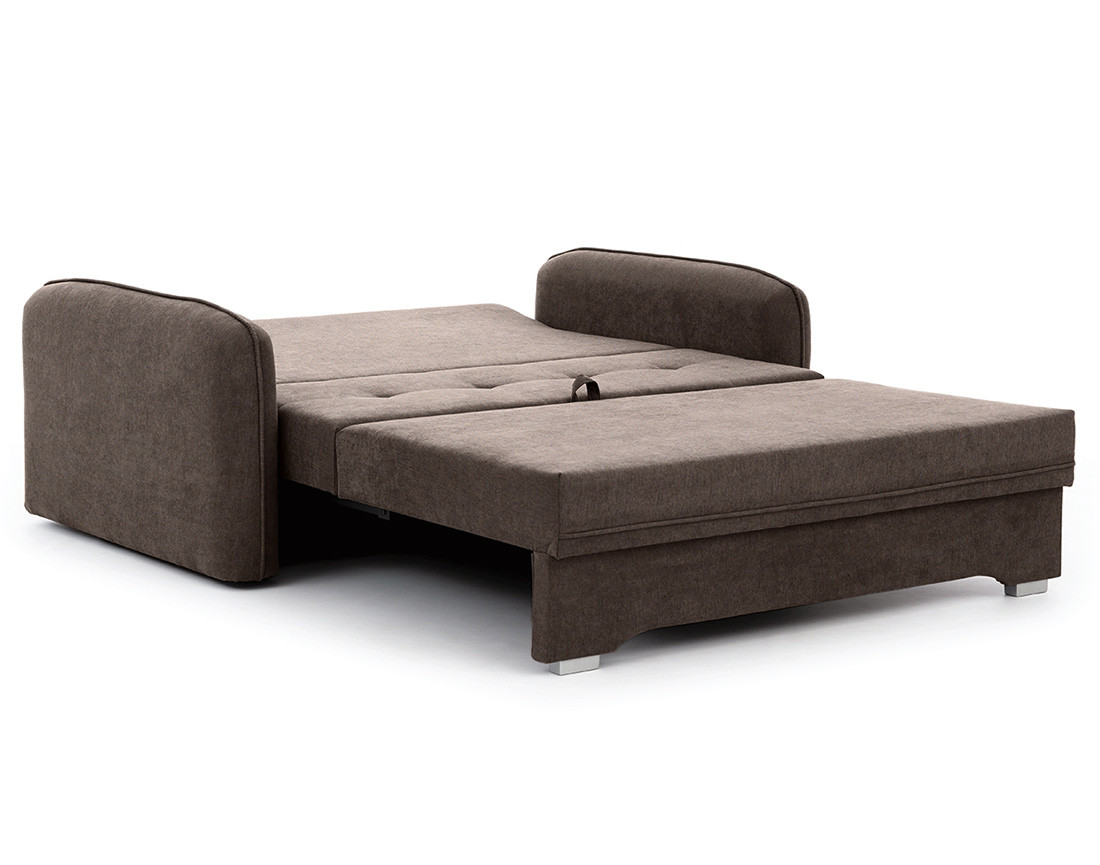 Canapé droit 3 places convertible avec coffre en velours Michelle