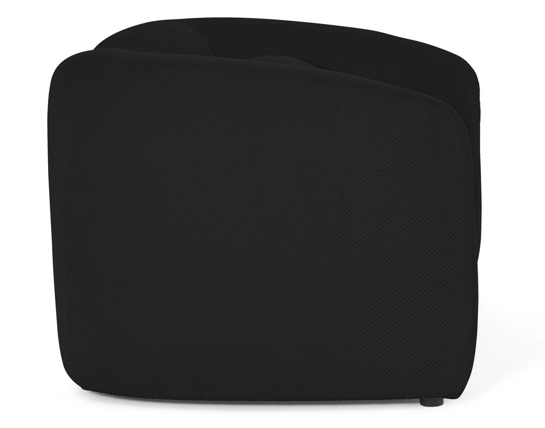 Canapé droit 2 places en velours texturé Charles Canapé droit 2 places en velours texturé Charles