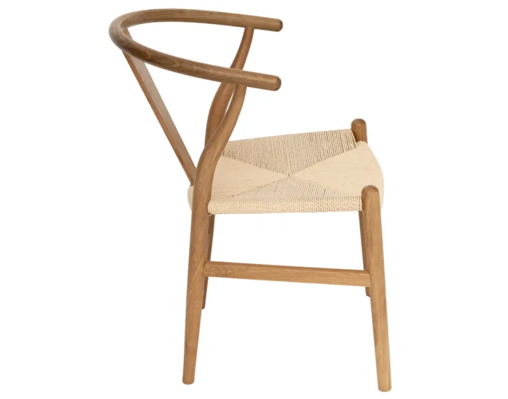 Lot de 2 chaises en bois Bergen