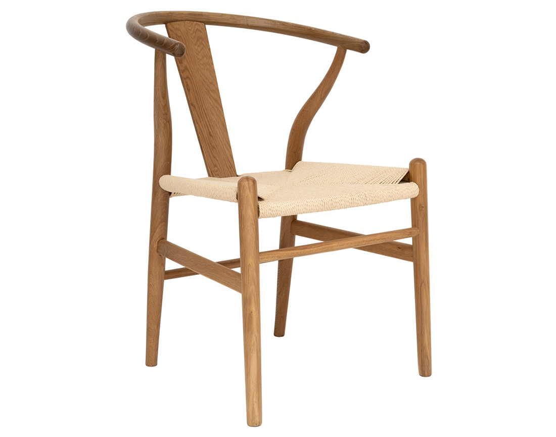 Lot de 2 chaises en bois Bergen