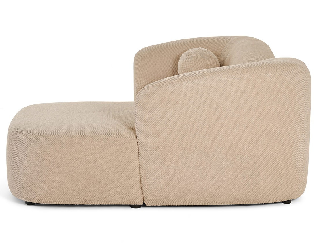 Canapé d'angle droit 4 places en velours texturé Charles Canapé d'angle droit 4 places en velours texturé Charles