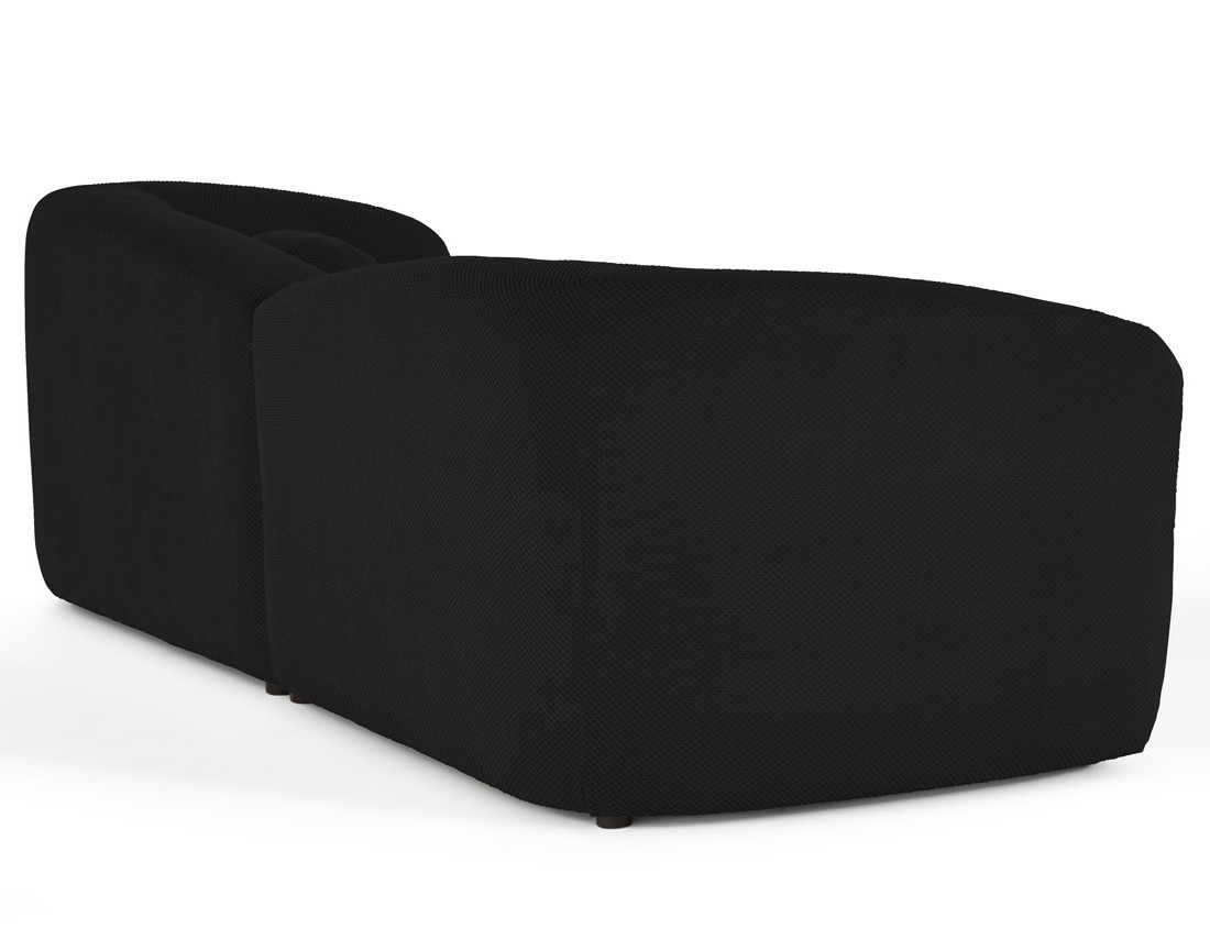 Canapé d'angle droit 4 places en velours texturé Charles Canapé d'angle droit 4 places en velours texturé Charles