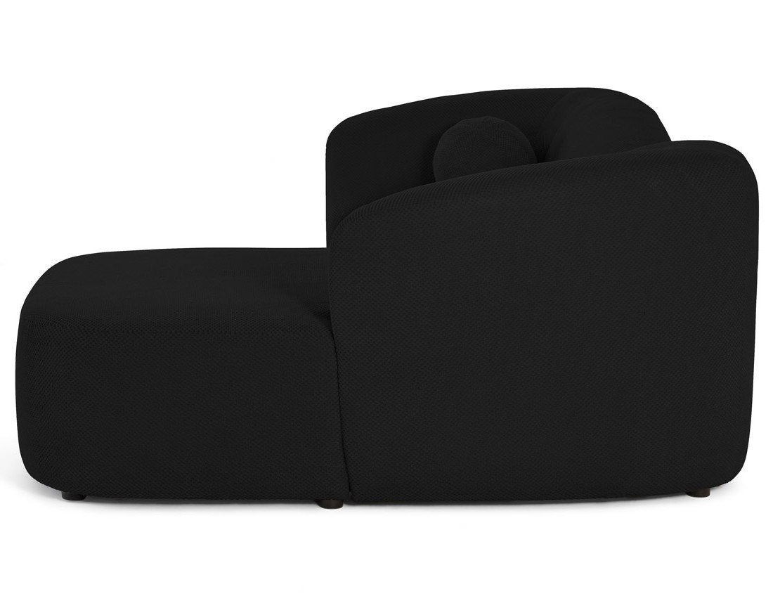 Canapé d'angle droit 4 places en velours texturé Charles Canapé d'angle droit 4 places en velours texturé Charles