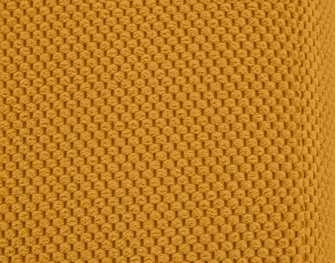 Canapé d'angle droit 4 places en velours texturé Charles