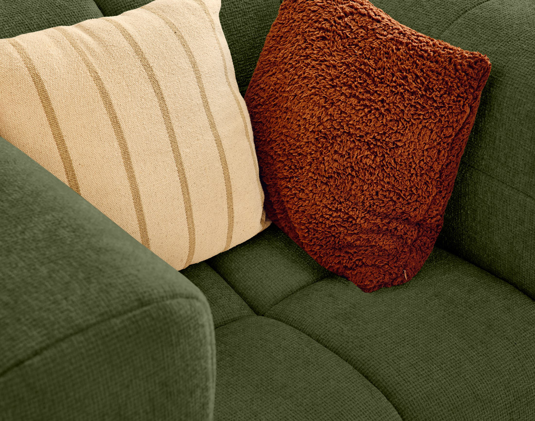 Fauteuil en tissu texturé Suzano