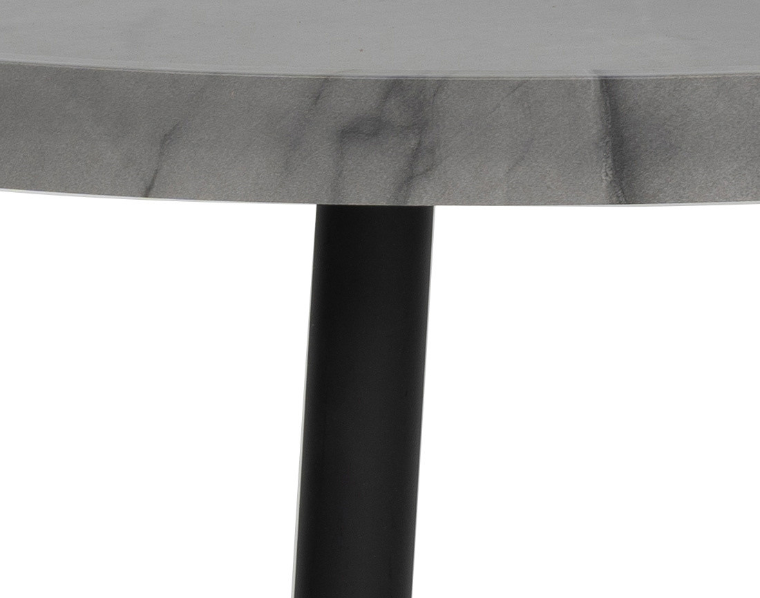 Table basse effet marbre 80 cm Helsinki