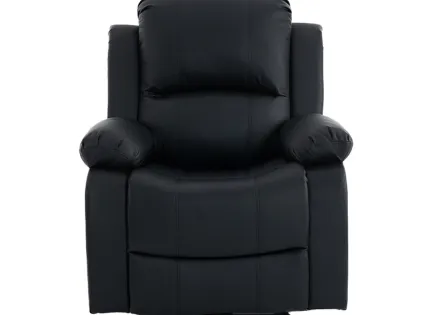 Fauteuil relax en cuir vegan Armand