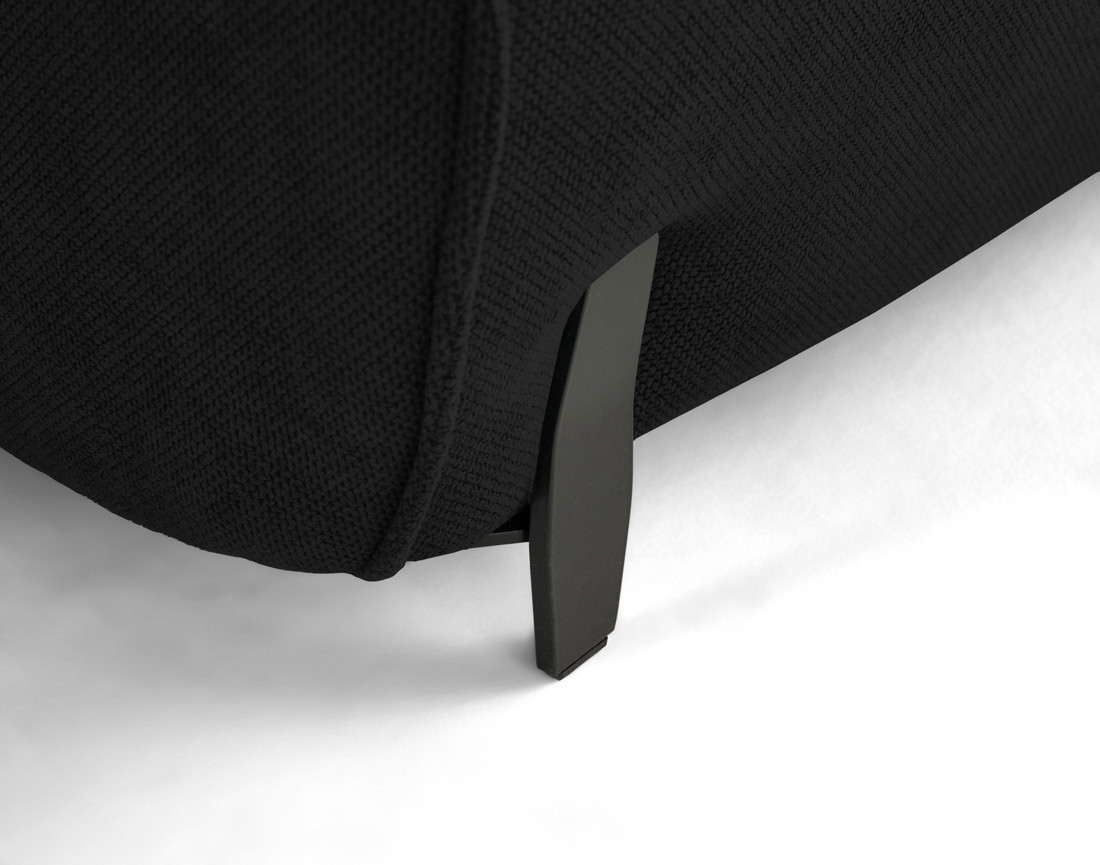 Canapé d'angle droit 4 places convertible avec coffre en tissu Gianni Canapé d'angle droit 4 places convertible avec coffre en tissu Gianni