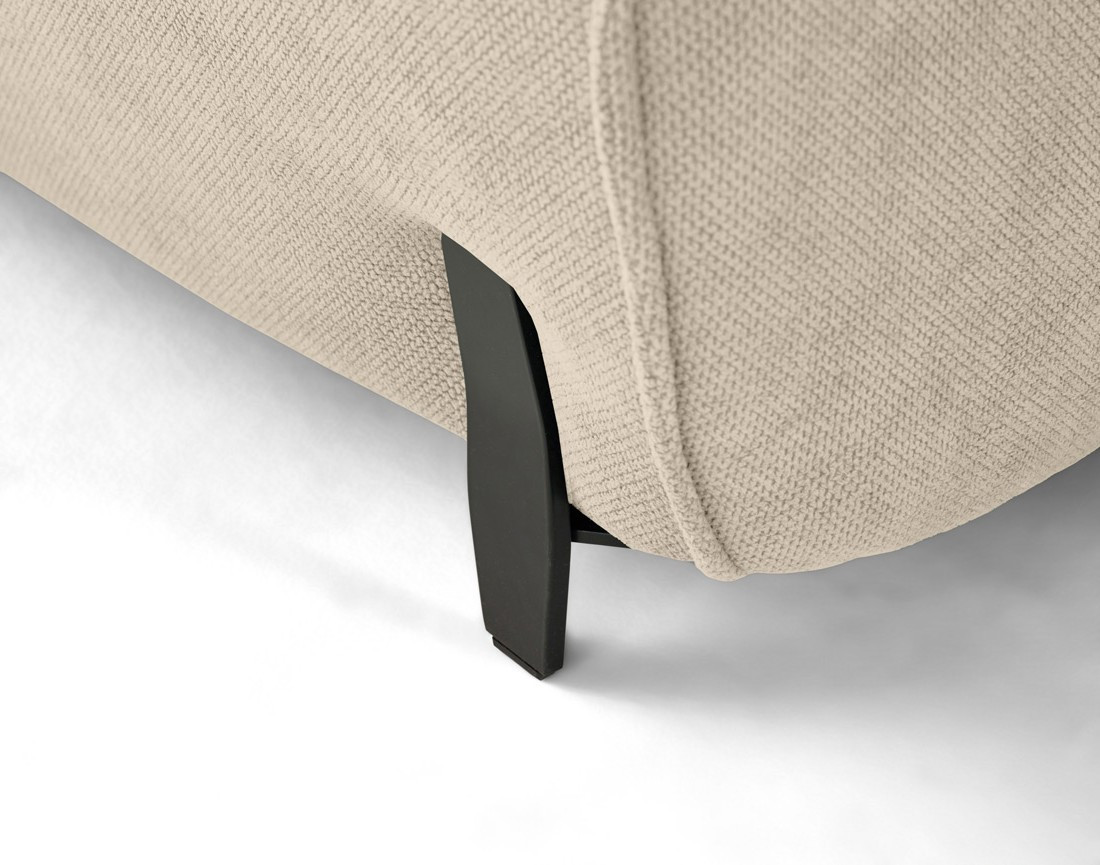 Canapé d'angle gauche 4 places convertible avec coffre en tissu Gianni Canapé d'angle gauche 4 places convertible avec coffre en tissu Gianni