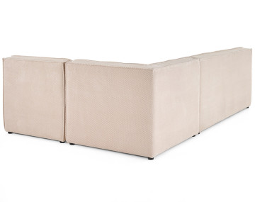 Canapé modulable d'angle réversible 4 places Ellie - Best Mobilier