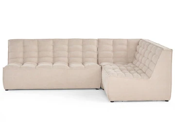 Canapé modulable d'angle réversible 4 places Ellie - Best Mobilier