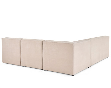 Canapé modulable d'angle réversible 5 places Ellie - Best Mobilier