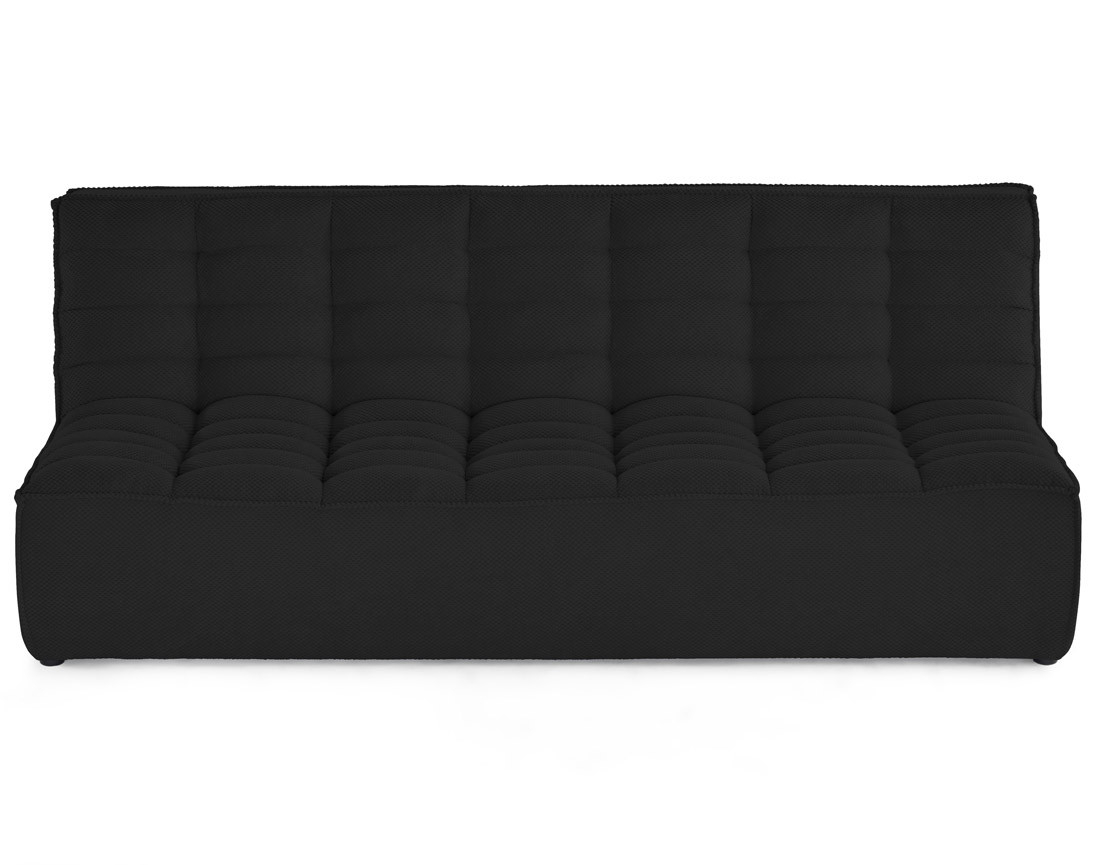 Module d'assise sans accoudoirs 3 places en velours texturé Ellie Module d'assise sans accoudoirs 3 places en velours texturé Ellie