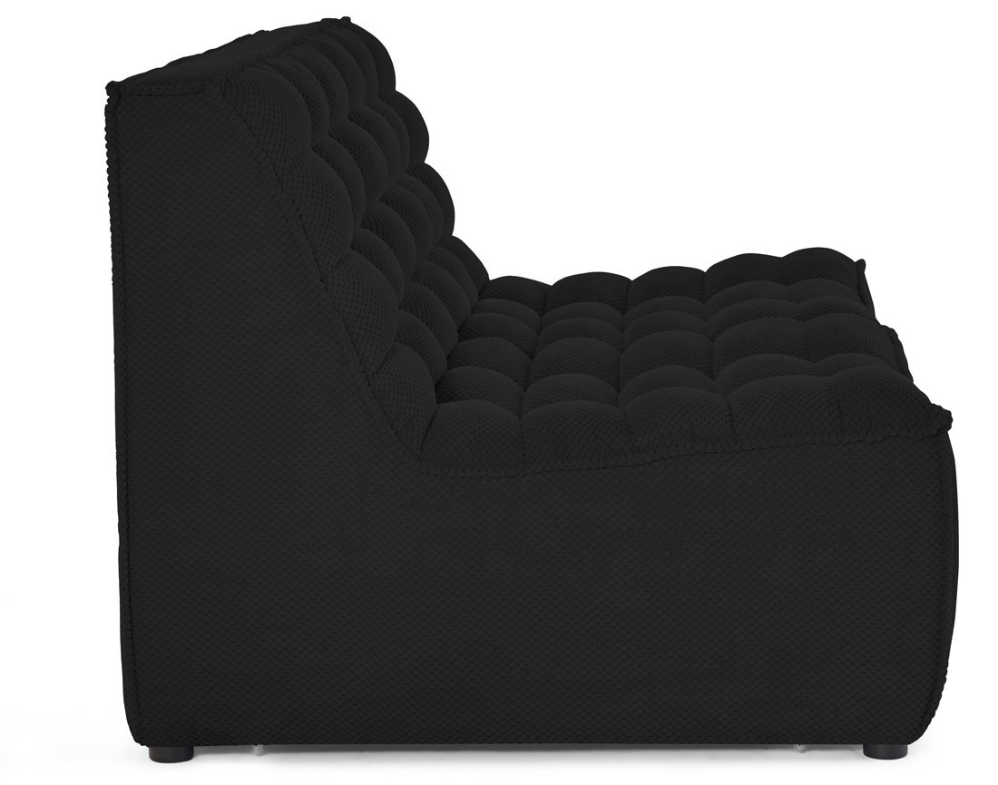 Module d'assise sans accoudoirs 2 places en velours texturé Ellie Module d'assise sans accoudoirs 2 places en velours texturé Ellie