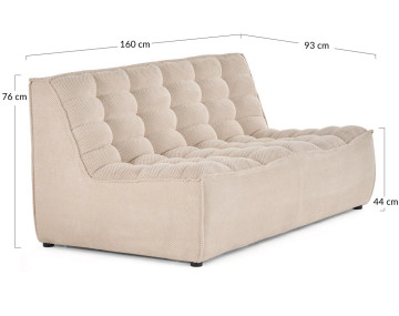 Module d'assise 2 places pour chien ou chat Ellie - Best Mobilier