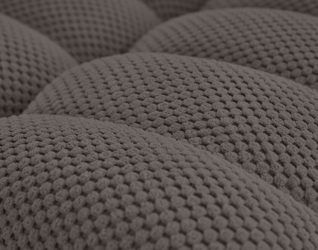 Module d'angle en velours texturé Ellie Module d'angle en velours texturé Ellie