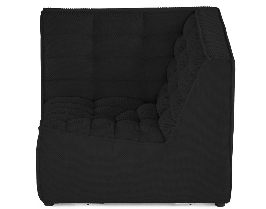 Module d'angle en velours texturé Ellie Module d'angle en velours texturé Ellie