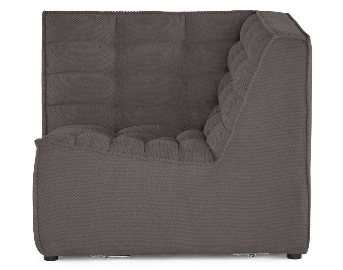Module d'angle en velours texturé Ellie Module d'angle en velours texturé Ellie