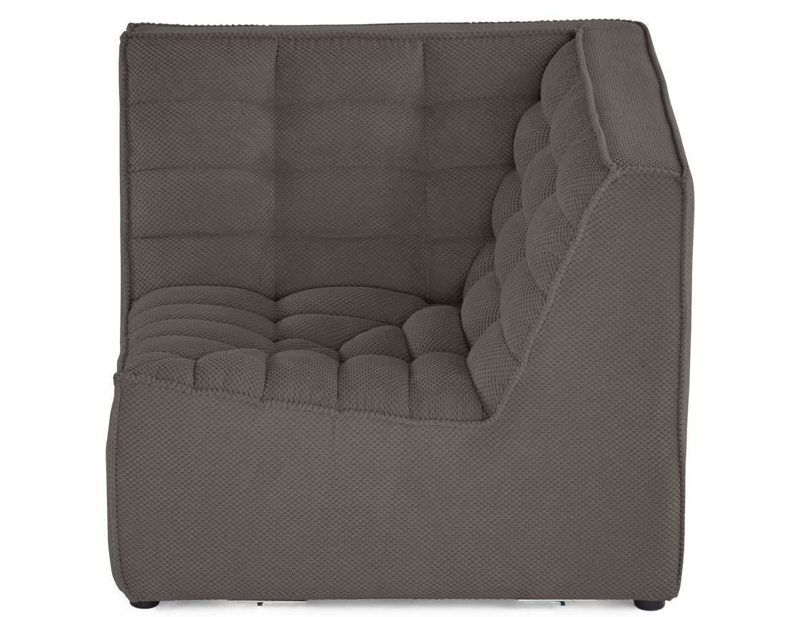 Module d'angle en velours texturé Ellie Module d'angle en velours texturé Ellie
