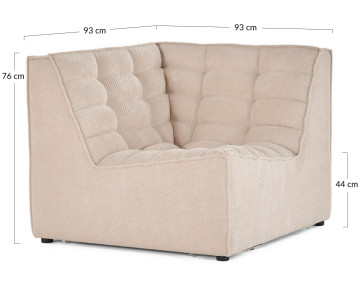 Module d'angle adapté aux animaux Ellie - Best Mobilier
