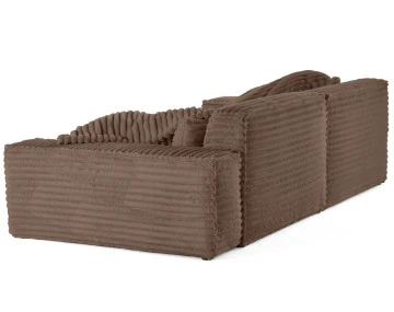 Canapé droit 3 places double méridienne Richie - Best Mobilier
