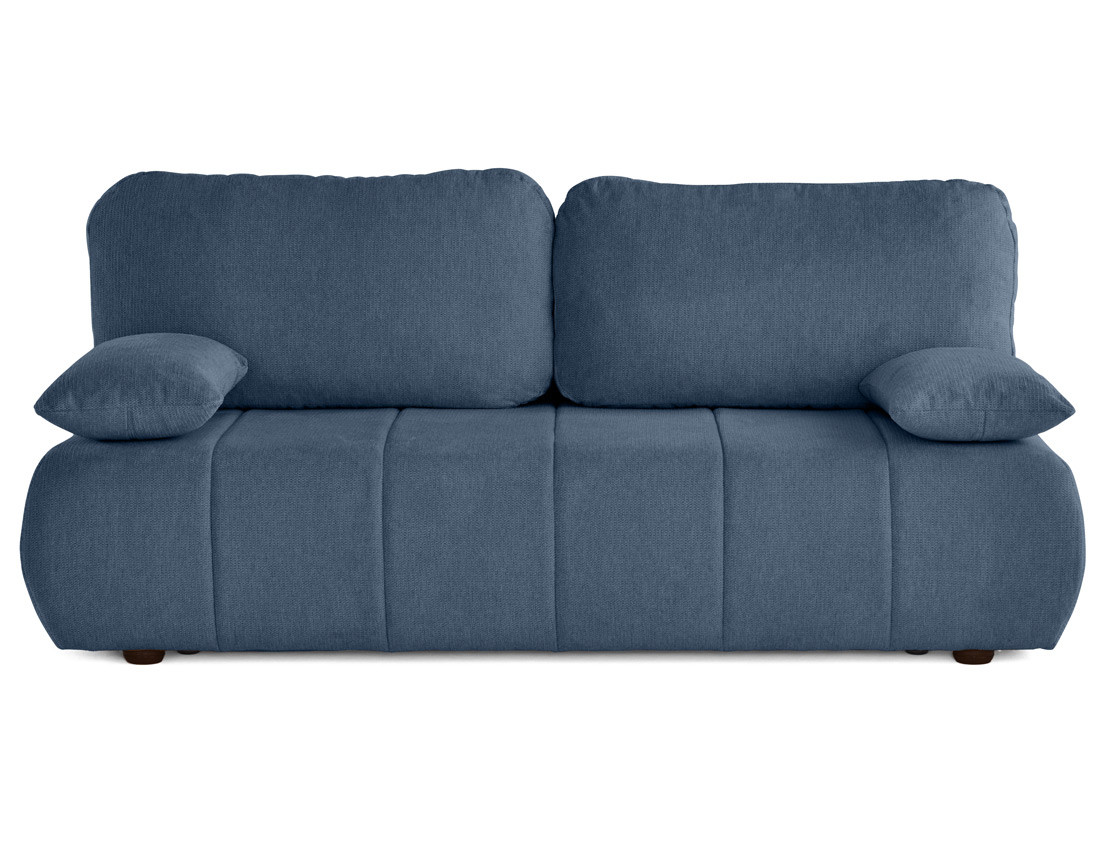 Canapé droit 3 places convertible avec coffre en tissu texturé Harper