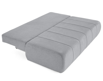 Canapé droit 3 places convertible avec coffre en tissu texturé Harper