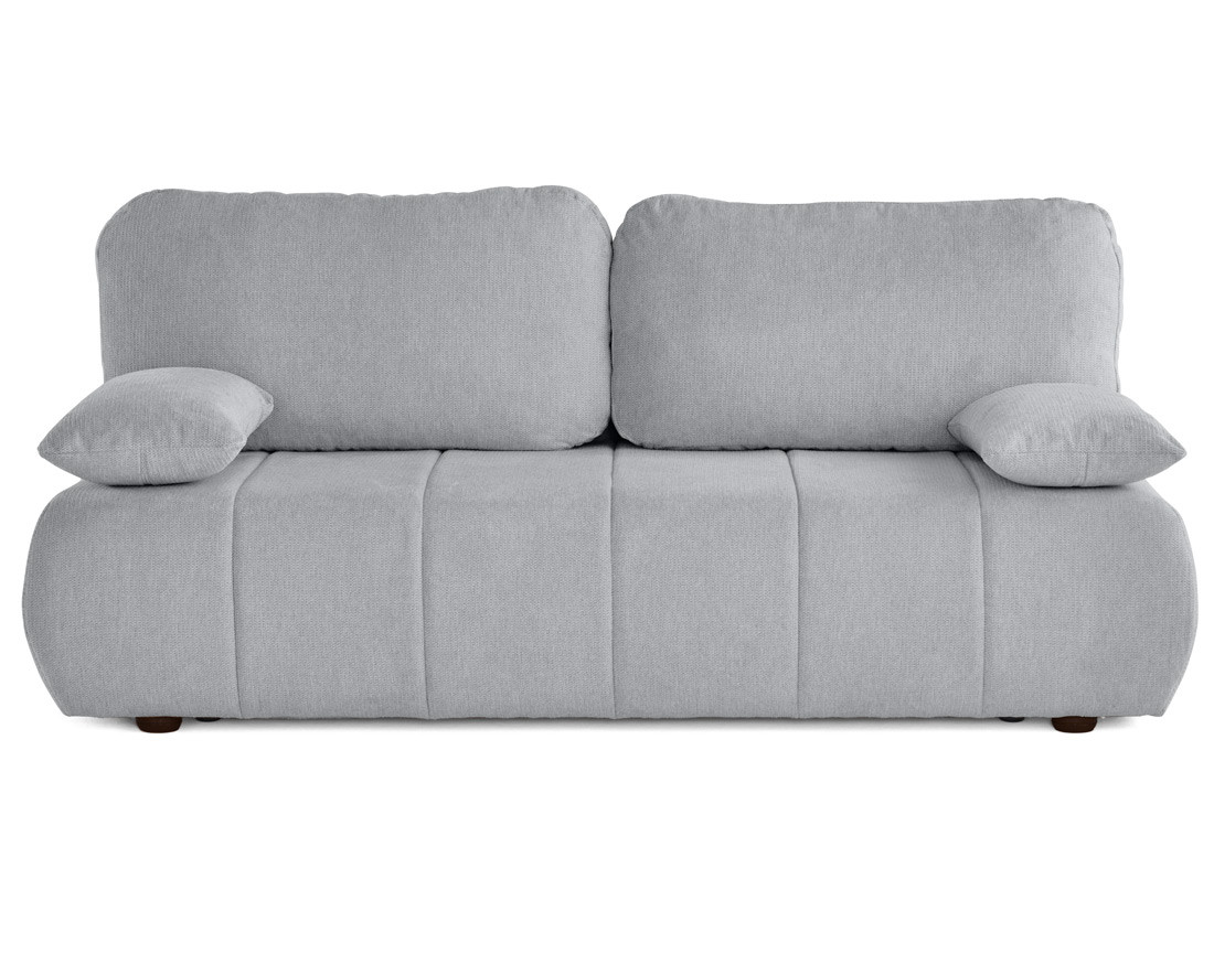 Canapé droit 3 places convertible avec coffre en tissu texturé Harper Canapé droit 3 places convertible avec coffre en tissu texturé Harper