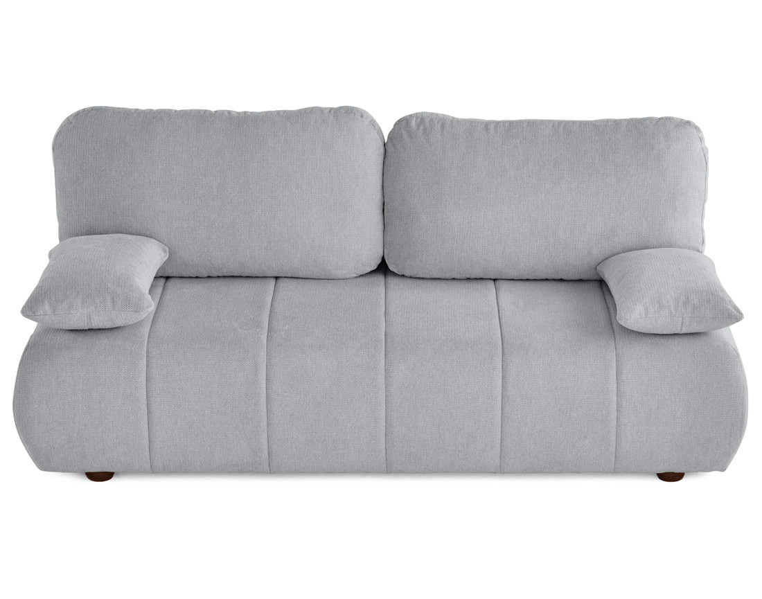 Canapé droit 3 places convertible avec coffre en tissu texturé Harper Canapé droit 3 places convertible avec coffre en tissu texturé Harper