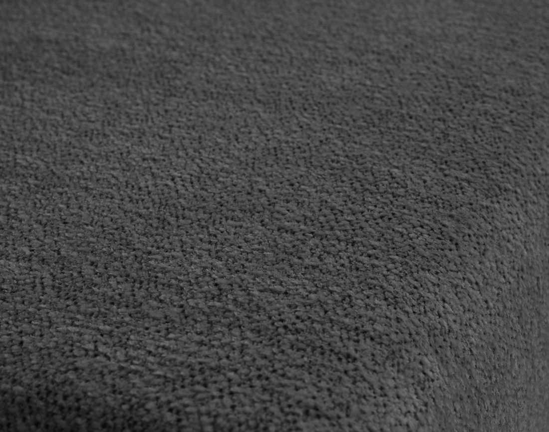 Canapé droit 3 places convertible avec coffre en tissu texturé Nora Canapé droit 3 places convertible avec coffre en tissu texturé Nora