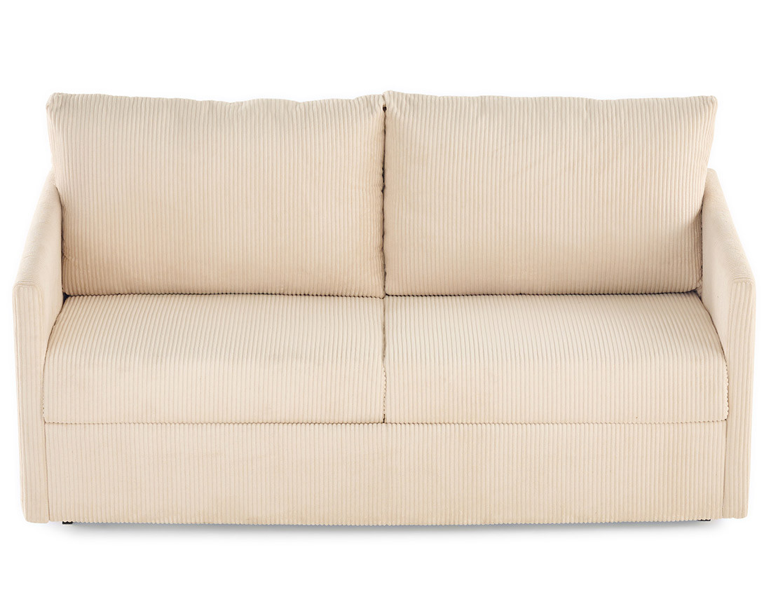Canapé lit 3 places convertible express quotidien en velours côtelé | Best Mobilier