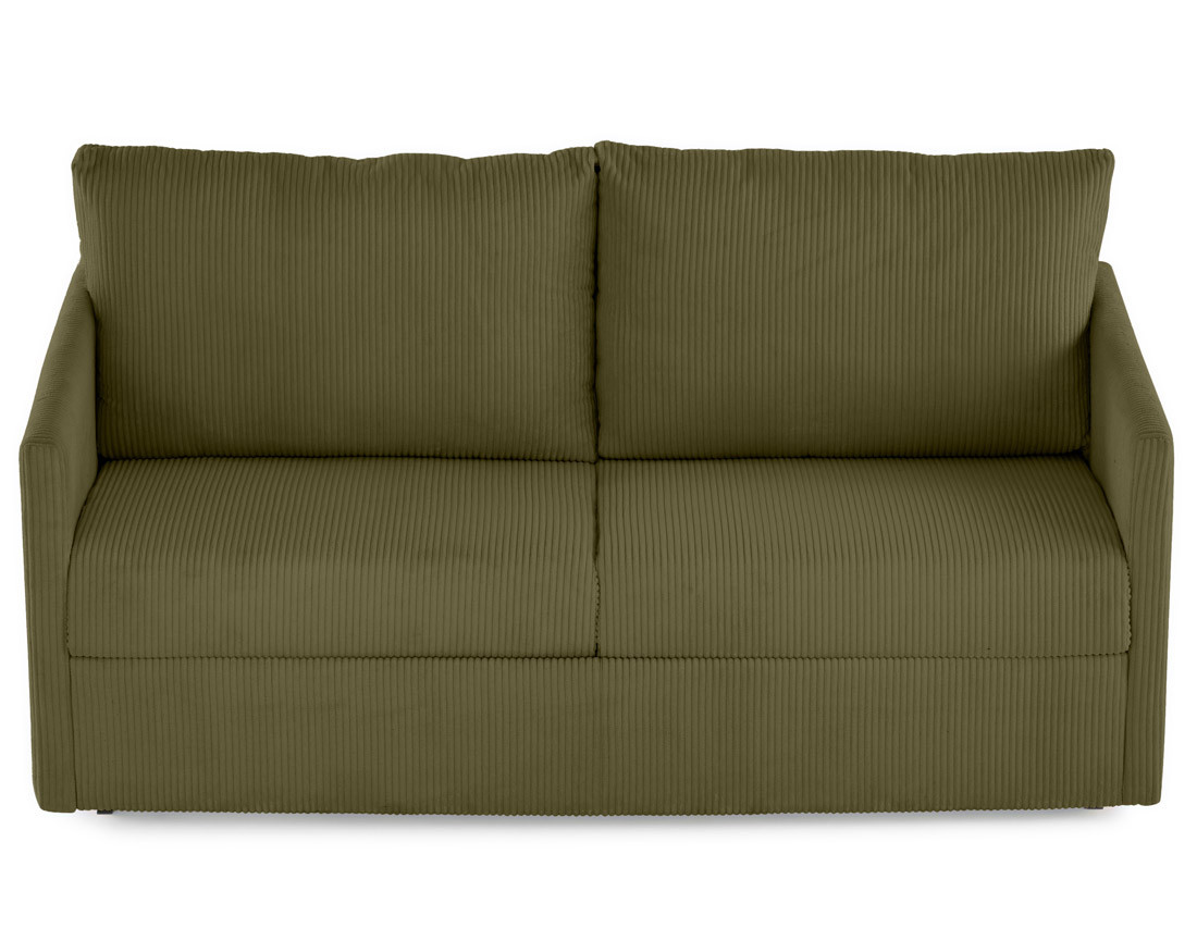 Canapé lit 3 places convertible express quotidien en velours côtelé | Best Mobilier