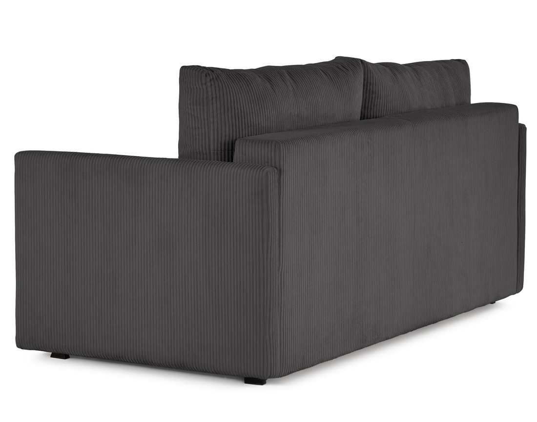 Canapé lit 3 places convertible express quotidien en velours côtelé | Best Mobilier