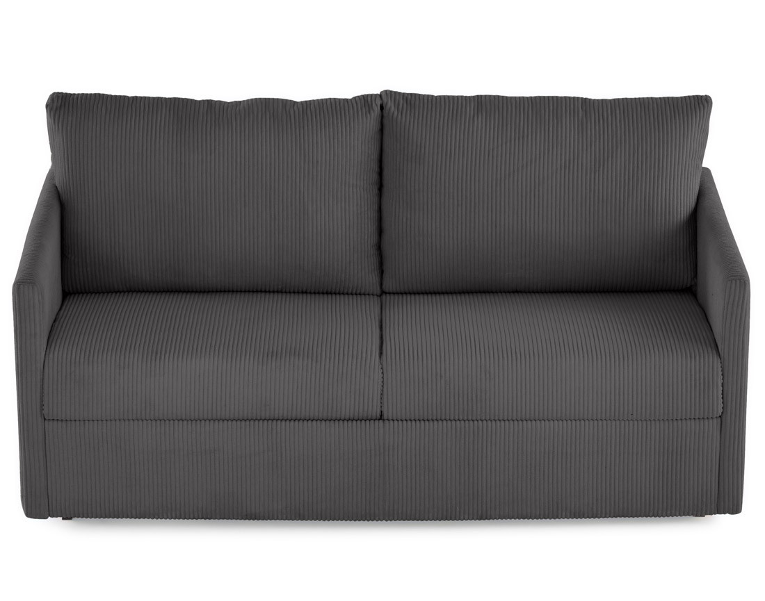 Canapé lit 3 places convertible express quotidien en velours côtelé | Best Mobilier