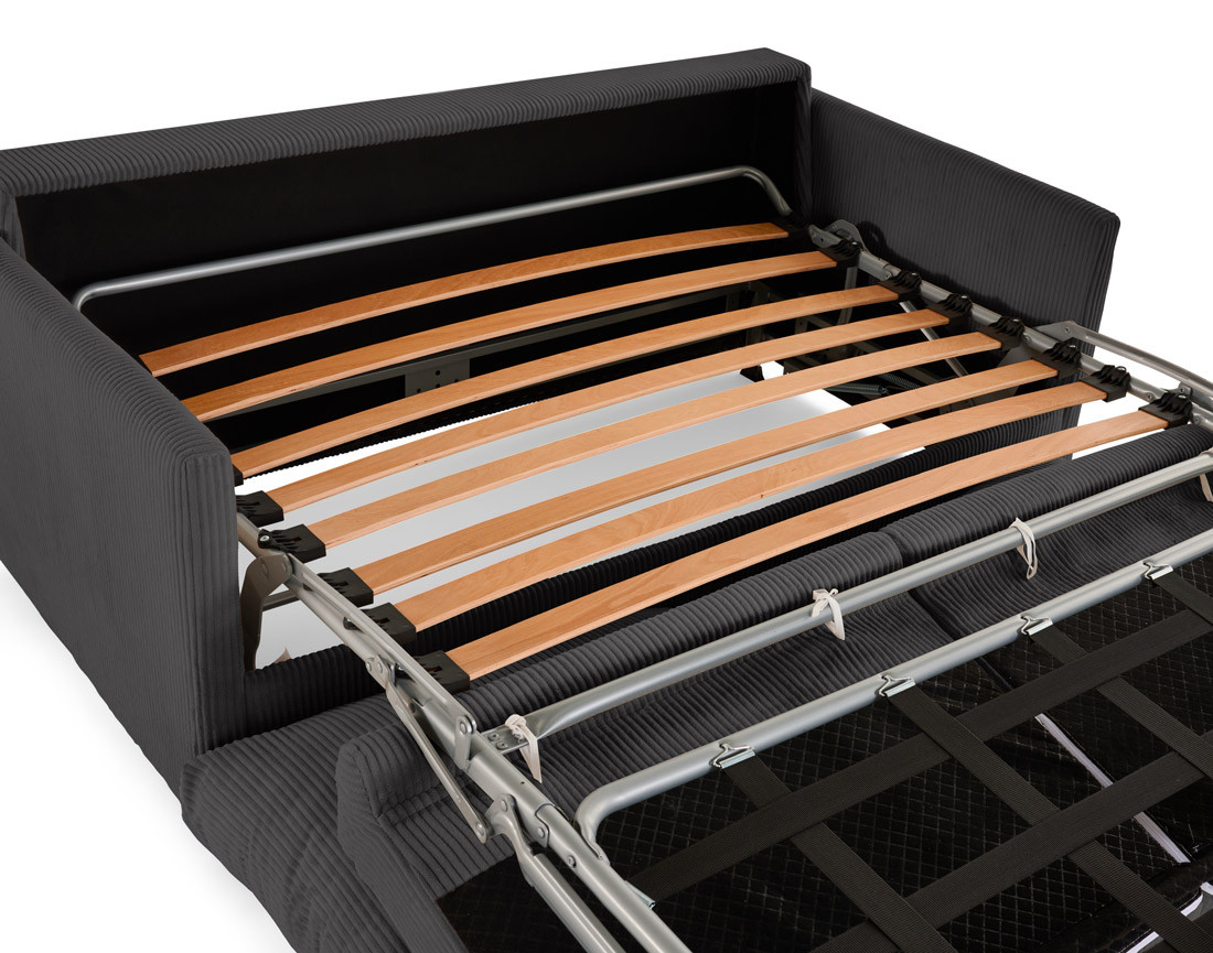 Canapé 3 places convertible express quotidien en velours côtelé Ottawa