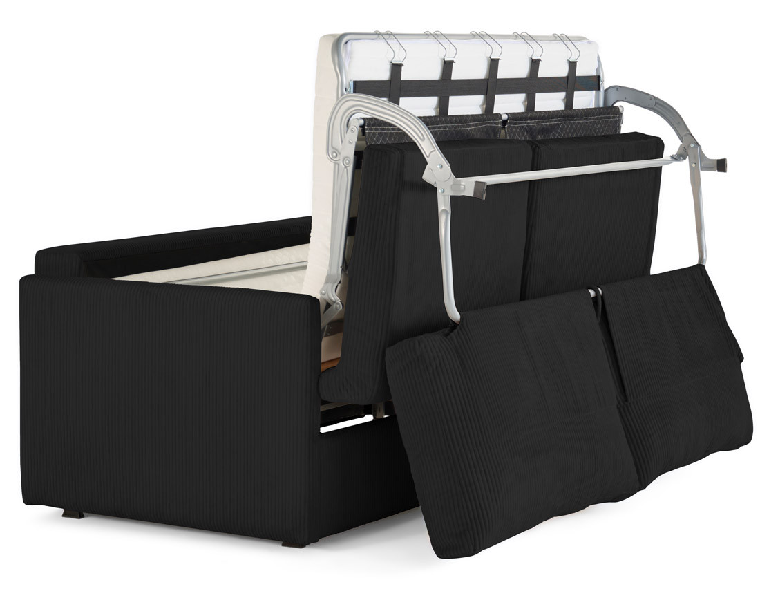 Canapé lit 3 places convertible express quotidien en velours côtelé | Best Mobilier