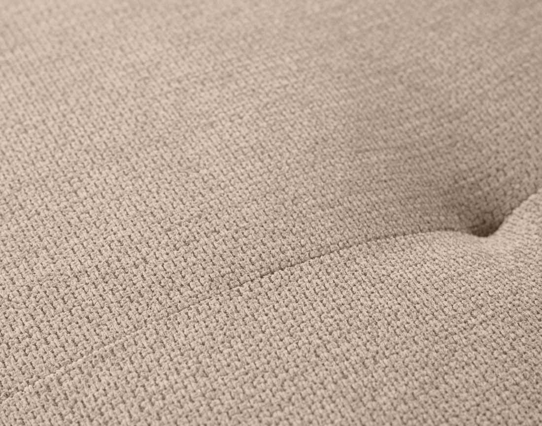 Canapé d'angle gauche 4 places convertible avec coffre en tissu texturé Ninon Canapé d'angle gauche 4 places convertible avec coffre en tissu texturé Ninon