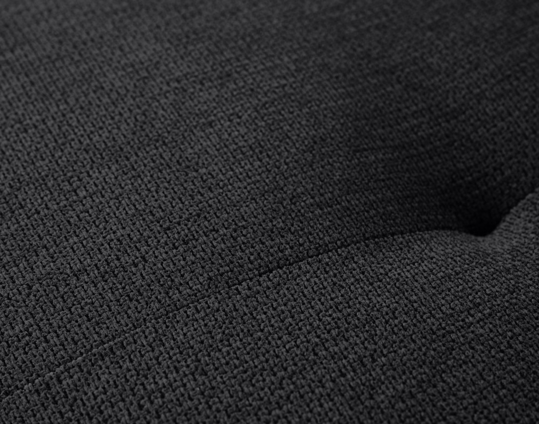 Canapé d'angle gauche 4 places convertible avec coffre en tissu texturé Ninon Canapé d'angle gauche 4 places convertible avec coffre en tissu texturé Ninon